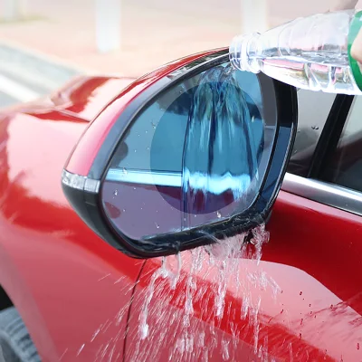 2 шт. нано-покрытие автомобиля анти-туман непромокаемая защитная пленка для зеркала заднего вида